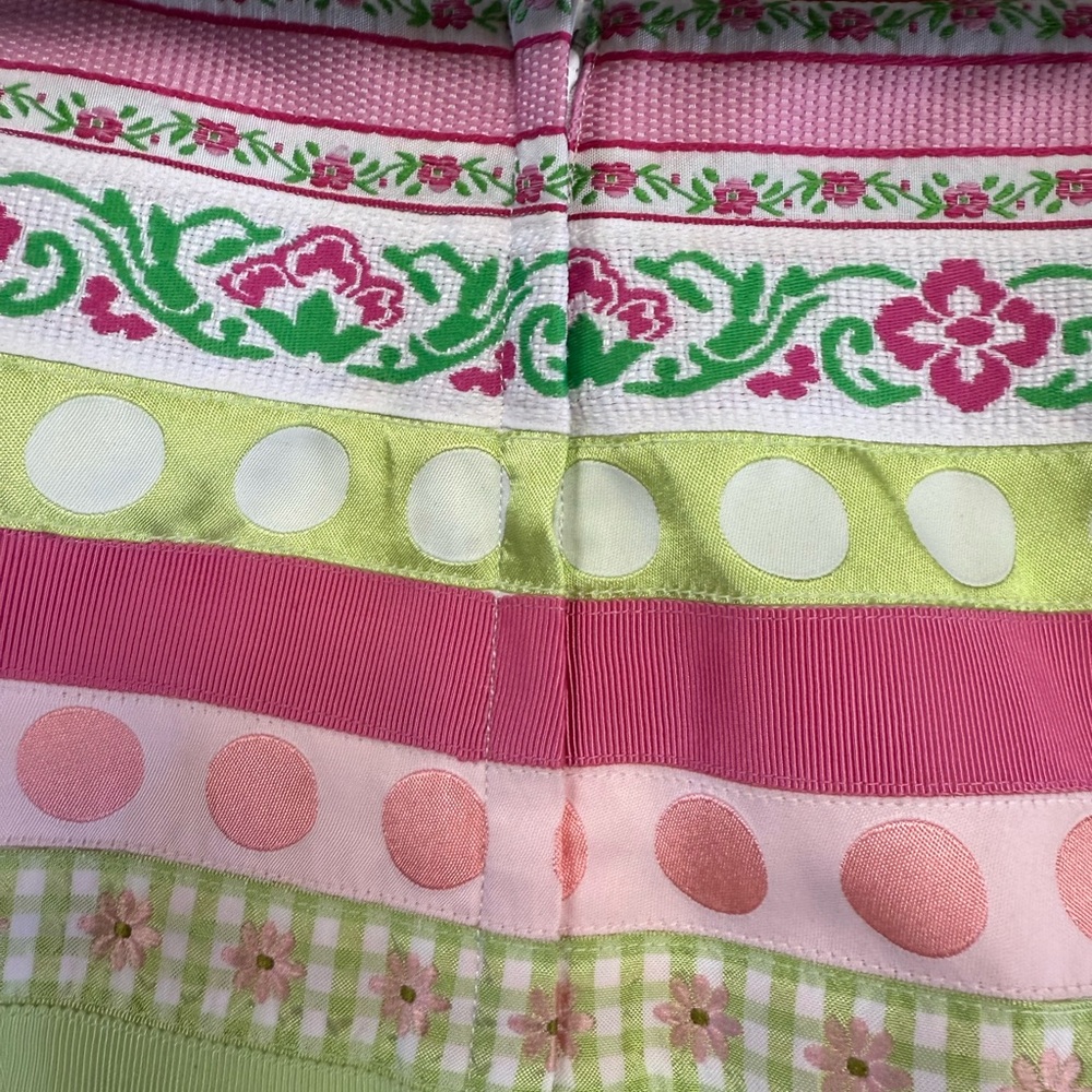 Lilly Pulitzer Pink and Green Pencil Skirt